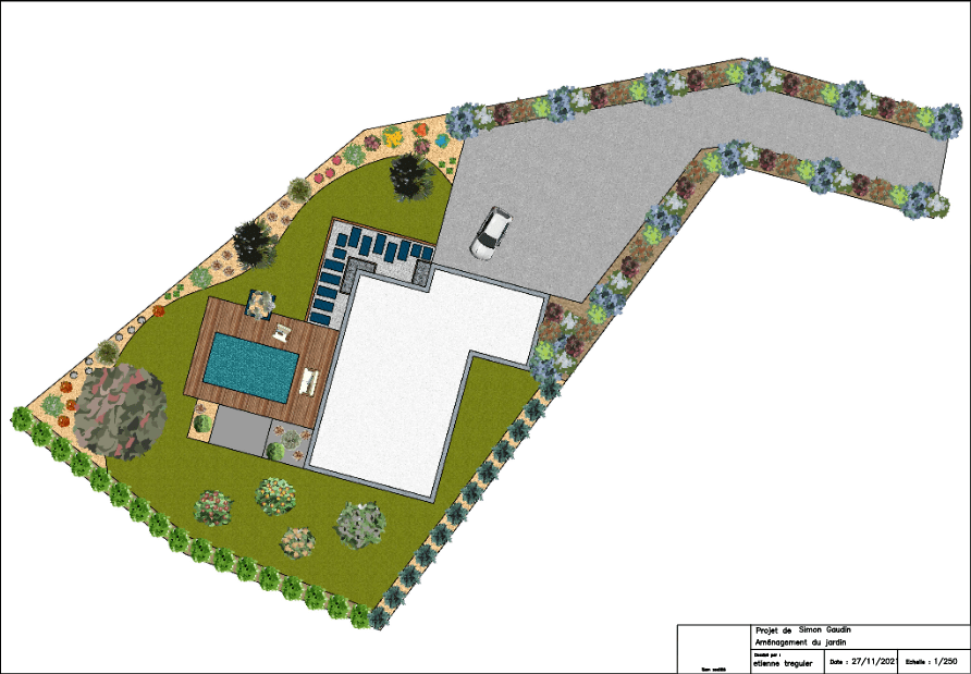 Plan de jardin